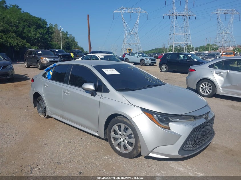 2020 Toyota Corolla VIN 5YFEPRAE5LP082432 IAAI salvage auction — UNKNOWN, Salvage (New Jersey), sold $2,650 on 2026-07-24 (photo 1)