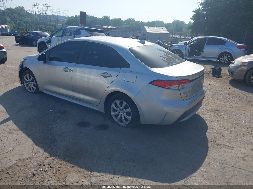 2020 Toyota Corolla VIN 5YFEPRAE5LP082432 IAAI salvage auction — UNKNOWN, Salvage (New Jersey), sold $2,650 on 2026-07-24 (photo 3)