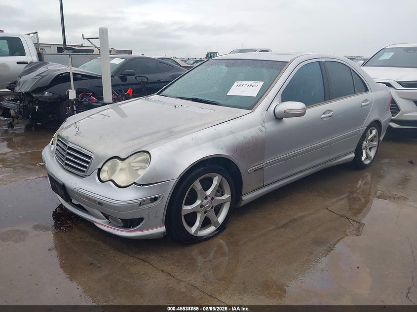 2007 Mercedes-benz C class VIN WDBRF52H87F898620 IAAI salvage auction — FRONT END, Salvage (Texas), sold $225 on 2026-07-28 (photo 2)