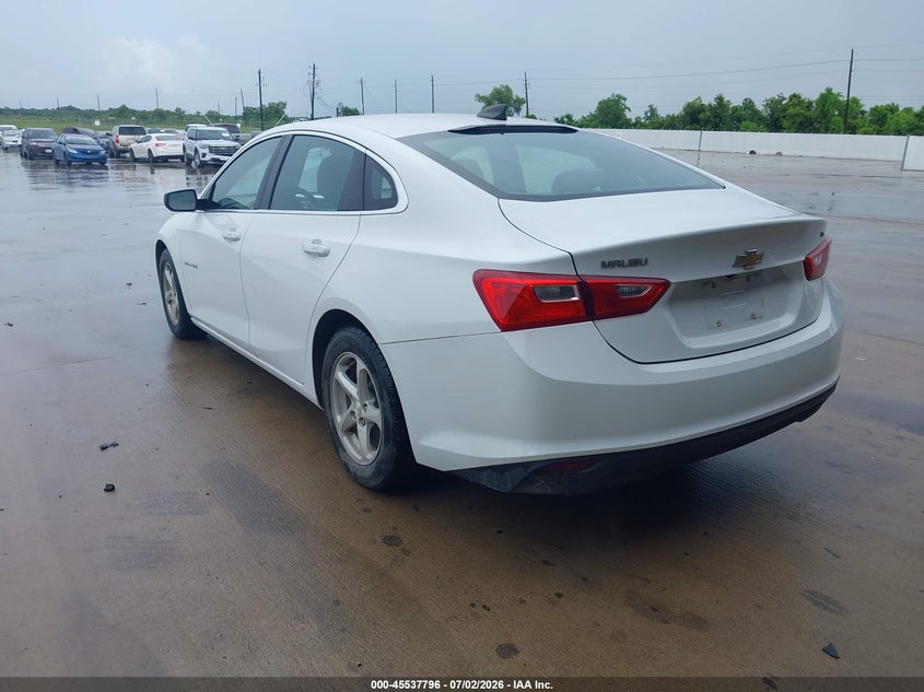 2016 Chevrolet Malibu VIN 1G1ZC5ST4GF284932 IAAI salvage auction — NORMAL WEAR, Sf97 (Texas), sold $9,350 on 2026-09-01 (photo 3)