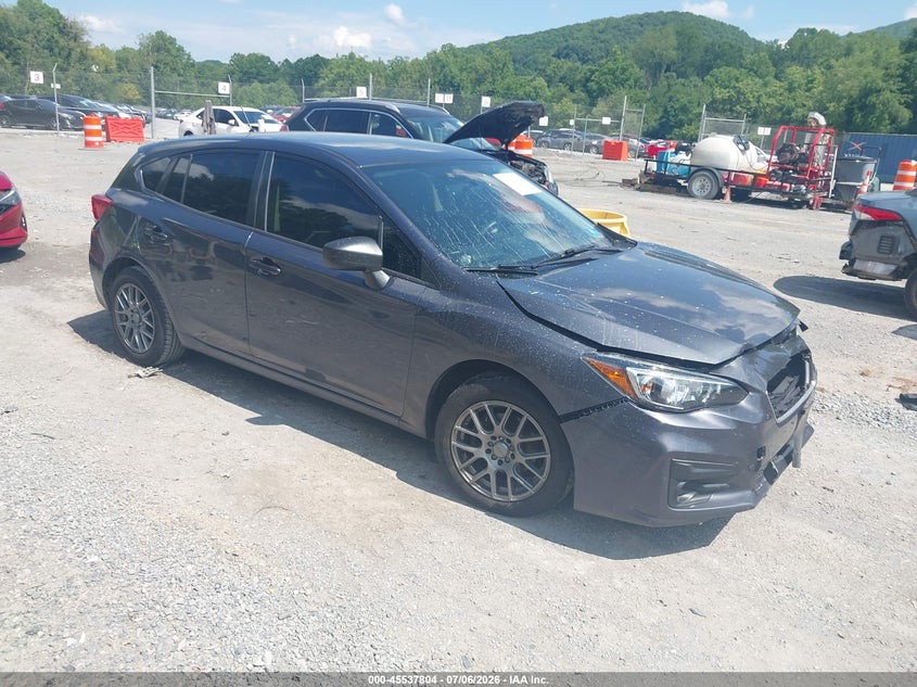 2017 Subaru Impreza VIN 4S3GTAA65H3740409 IAAI salvage auction — FRONT END, Salvage Title, sold $850 on 2026-08-01 (photo 1)