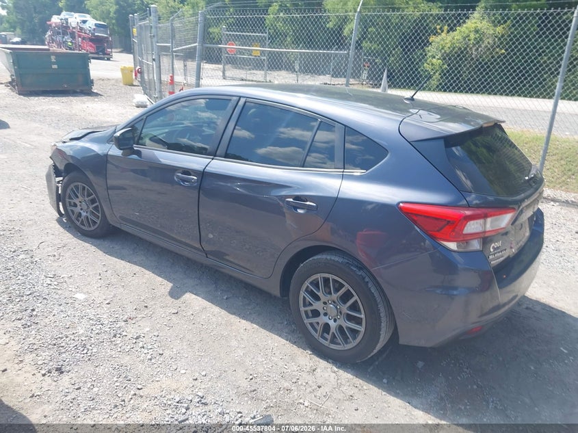 2017 Subaru Impreza VIN 4S3GTAA65H3740409 IAAI salvage auction — FRONT END, Salvage Title, sold $850 on 2026-08-01 (photo 3)