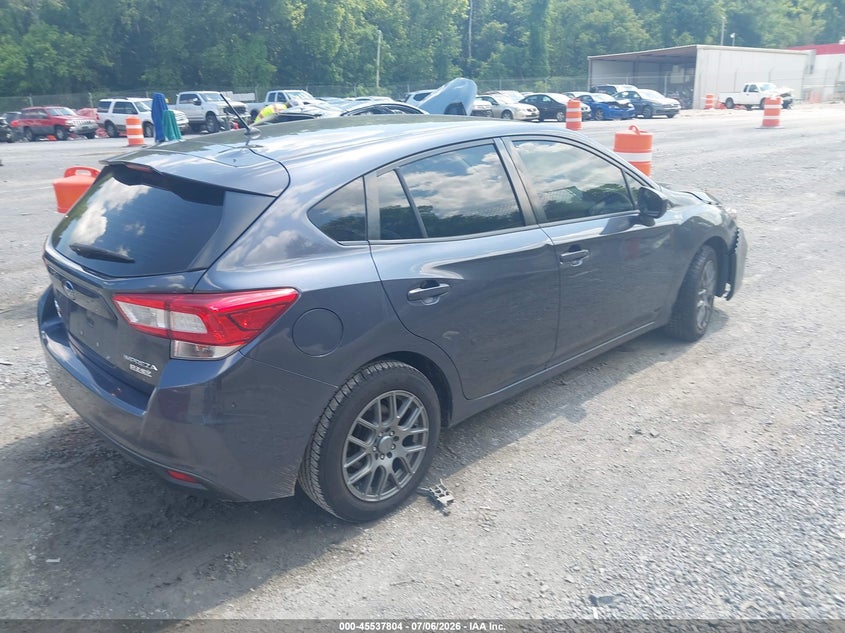 2017 Subaru Impreza VIN 4S3GTAA65H3740409 IAAI salvage auction — FRONT END, Salvage Title, sold $850 on 2026-08-01 (photo 4)