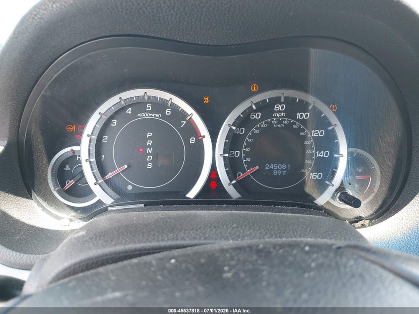 2013 Acura Tsx VIN JH4CU2F42DC011320 IAAI salvage auction — NORMAL WEAR, Original (Texas), sold $500 on 2026-07-29 (photo 7)
