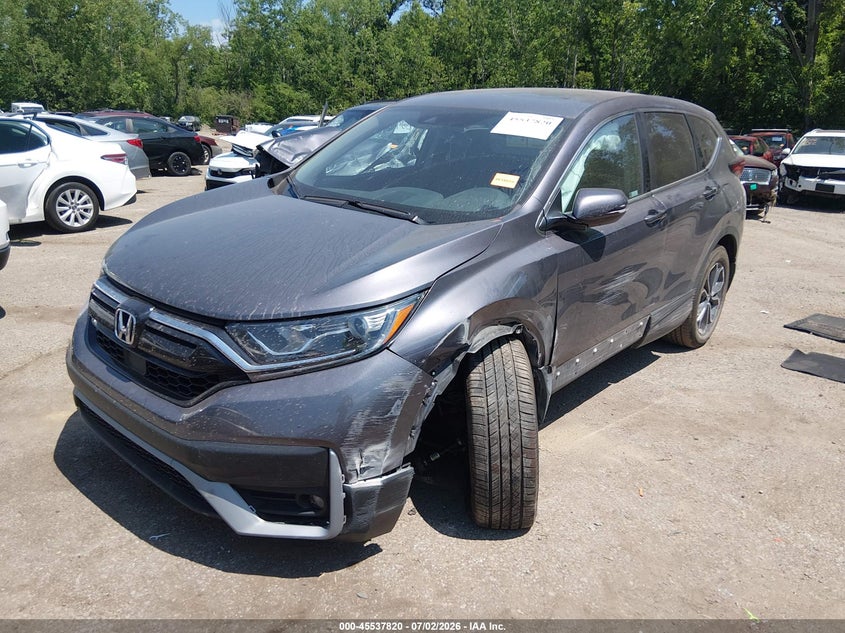 2022 Honda Cr-v VIN 7FARW2H84NE001015 IAAI salvage auction — LEFT SIDE, Salvage (Ohio), sold $10,100 on 2026-07-28 (photo 2)