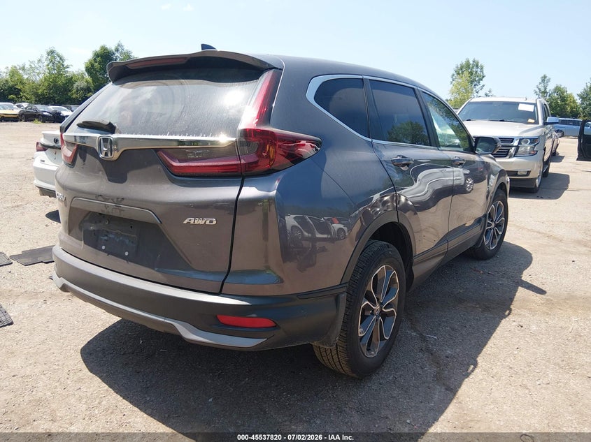 2022 Honda Cr-v VIN 7FARW2H84NE001015 IAAI salvage auction — LEFT SIDE, Salvage (Ohio), sold $10,100 on 2026-07-28 (photo 4)
