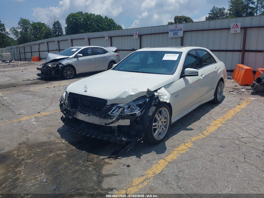 2012 Mercedes-benz E-klasse VIN WDDHF5KB8CA527575 IAAI salvage auction — FRONT END, Salvage (Georgia), sold $1,600 on 2026-08-12 (photo 2)