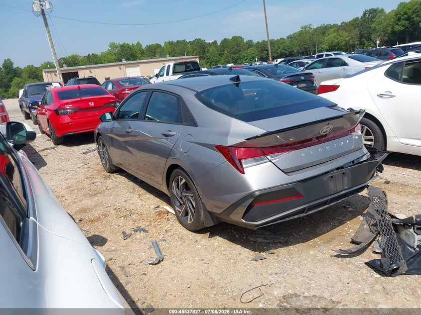 2025 Hyundai Elantra VIN KMHLM4DG8SU910311 IAAI salvage auction — REAR END, Salvage (North Carolina), sold $5,550 on 2026-07-27 (photo 3)