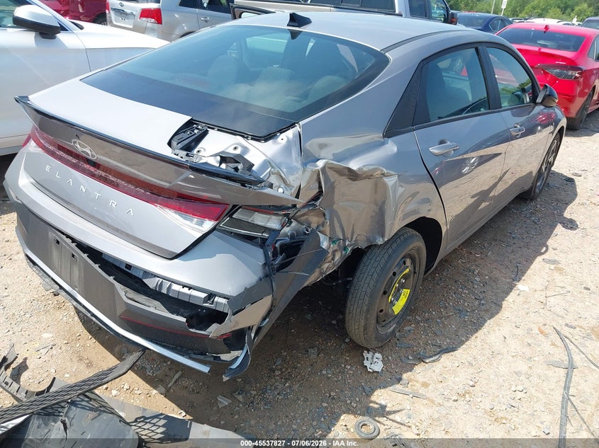 2025 Hyundai Elantra VIN KMHLM4DG8SU910311 IAAI salvage auction — REAR END, Salvage (North Carolina), sold $5,550 on 2026-07-27 (photo 6)