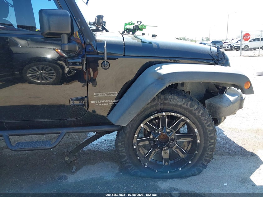 2017 Jeep Wrangler / VIN 1C4BJWDG5HL622653 IAAI salvage auction — RIGHT FRONT, Original (Texas), sold $6,900 on 2026-10-05 (photo 6)