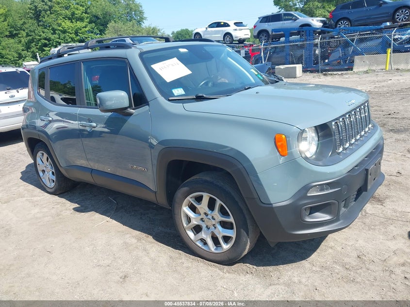 2018 Jeep Renegade VIN ZACCJBBB8JPJ11912 IAAI salvage auction — LEFT SIDE, Salvage Title, sold $500 on 2026-08-19 (photo 1)