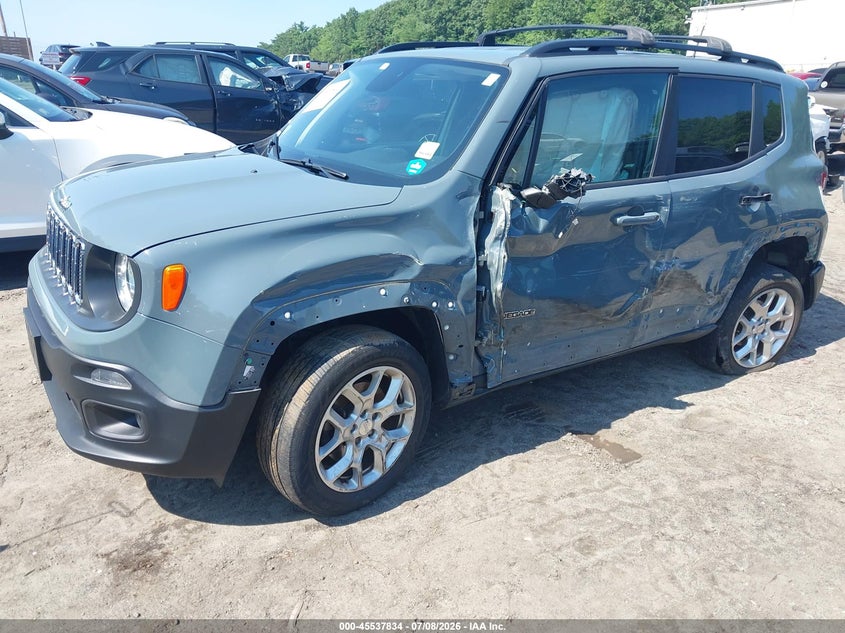 2018 Jeep Renegade VIN ZACCJBBB8JPJ11912 IAAI salvage auction — LEFT SIDE, Salvage Title, sold $500 on 2026-08-19 (photo 2)