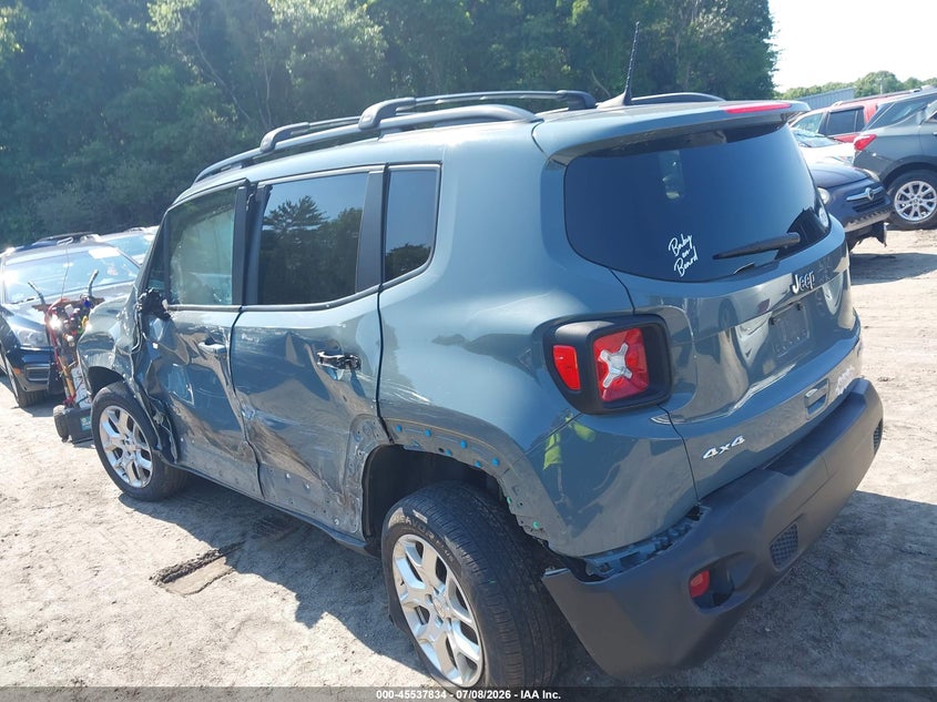 2018 Jeep Renegade VIN ZACCJBBB8JPJ11912 IAAI salvage auction — LEFT SIDE, Salvage Title, sold $500 on 2026-08-19 (photo 3)