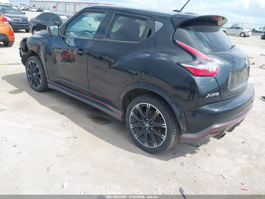 2015 Nissan Juke VIN JN8DF5MR1FT200080 IAAI salvage auction — FRONT END, Salvage Title, sold $25 on 2026-07-28 (photo 3)