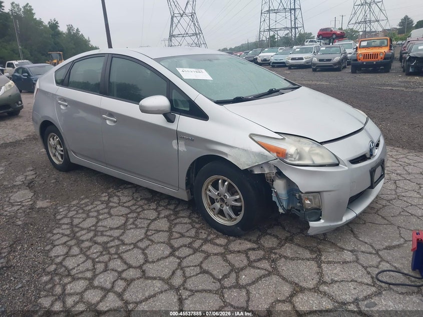 2010 Toyota Prius VIN JTDKN3DU9A5225269 IAAI salvage auction — NORMAL WEAR, Clear (Pennsylvania), sold $550 on 2026-07-10 (photo 1)