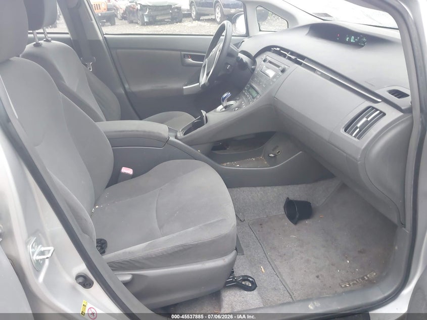 2010 Toyota Prius VIN JTDKN3DU9A5225269 IAAI salvage auction — NORMAL WEAR, Clear (Pennsylvania), sold $550 on 2026-07-10 (photo 5)
