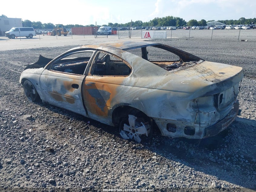 2005 Pontiac Gto VIN 6G2VX12UX5L417663 IAAI salvage auction — BURN, Bill Of Sale (Georgia), sold $25 on 2026-07-30 (photo 3)