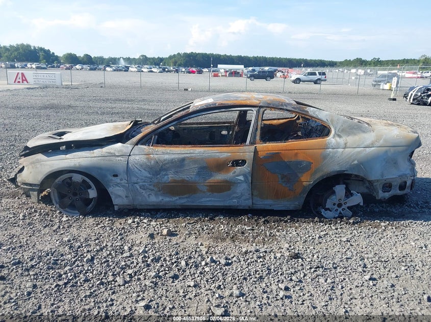 2005 Pontiac Gto VIN 6G2VX12UX5L417663 IAAI salvage auction — BURN, Bill Of Sale (Georgia), sold $25 on 2026-07-30 (photo 6)