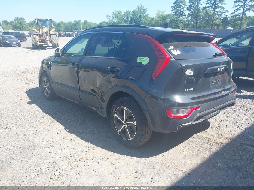 2023 Kia Niro VIN KNDCS3LF8P5075941 IAAI salvage auction — SIDE, Salvage (New Jersey), sold $7,300 on 2026-08-02 (photo 3)