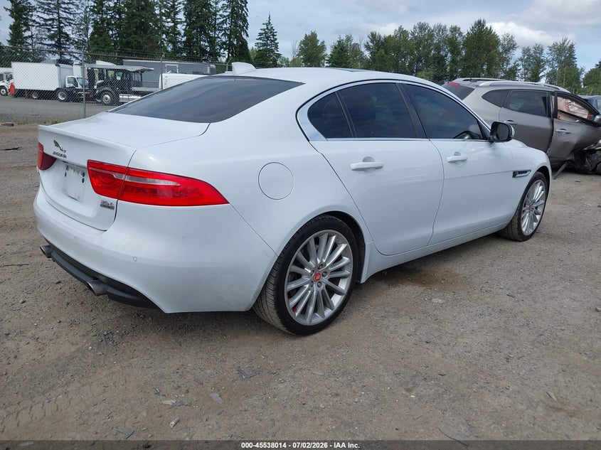 2017 Jaguar Xe VIN SAJAN4BVXHA946619 IAAI salvage auction — SIDE, Bill Of Sale (Washington), sold $5,300 on 2026-07-12 (photo 4)