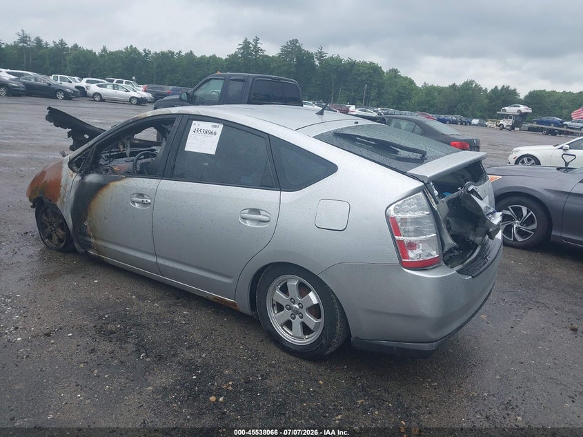 2008 Toyota Prius VIN JTDKB20U783305927 IAAI salvage auction — ENGINE BURN, Clear (Massachusetts), sold $400 on 2026-07-17 (photo 3)
