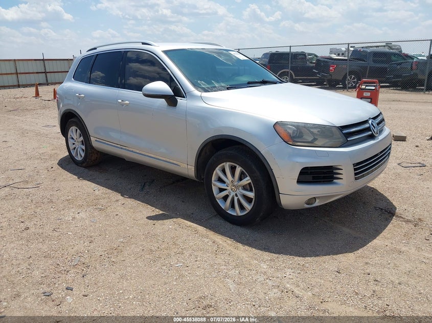 2012 Volkswagen Touareg VIN WVGFF9BP7CD001906 IAAI salvage auction — ALL OVER, Clear (Texas), sold $800 on 2026-07-27 (photo 1)