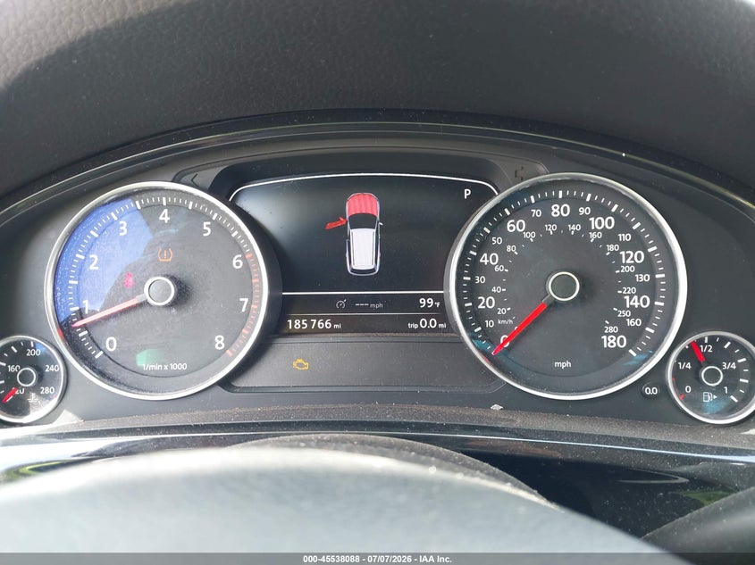 2012 Volkswagen Touareg VIN WVGFF9BP7CD001906 IAAI salvage auction — ALL OVER, Clear (Texas), sold $800 on 2026-07-27 (photo 7)