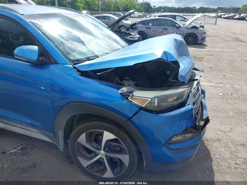 2018 Hyundai Tucson VIN KM8J3CAL0JU739543 IAAI salvage auction — FRONT END, Rebuildable (Florida), sold $1,550 on 2026-07-20 (photo 6)