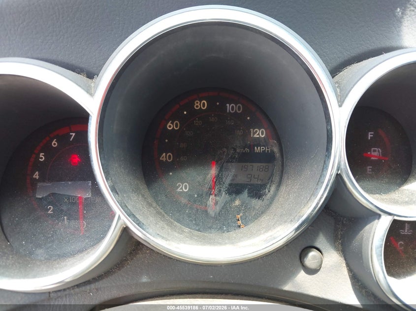 2005 Pontiac Vibe VIN 5Y2SL63875Z439350 IAAI salvage auction — FRONT & REAR, Rebuildable (Florida), sold $575 on 2026-07-30 (photo 7)