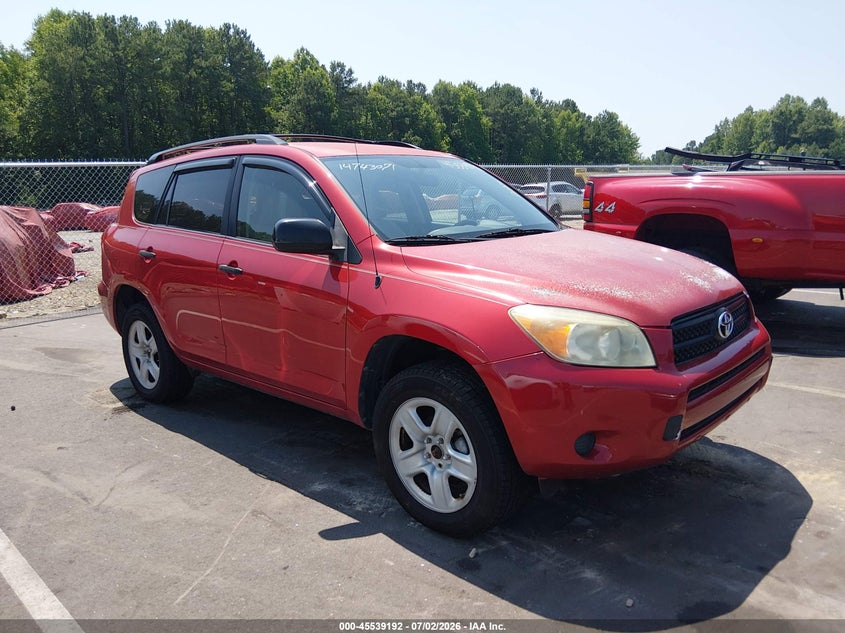 2008 Toyota Rav4 VIN JTMZD33V786058698 IAAI salvage auction — NORMAL WEAR, Clear (North Carolina), sold $1,225 on 2026-07-29 (photo 1)