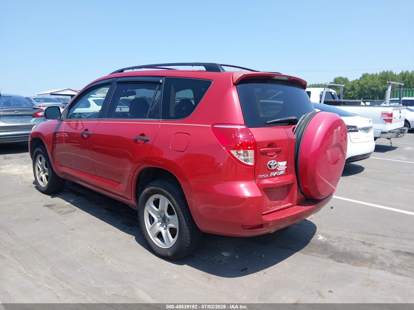 2008 Toyota Rav4 VIN JTMZD33V786058698 IAAI salvage auction — NORMAL WEAR, Clear (North Carolina), sold $1,225 on 2026-07-29 (photo 3)
