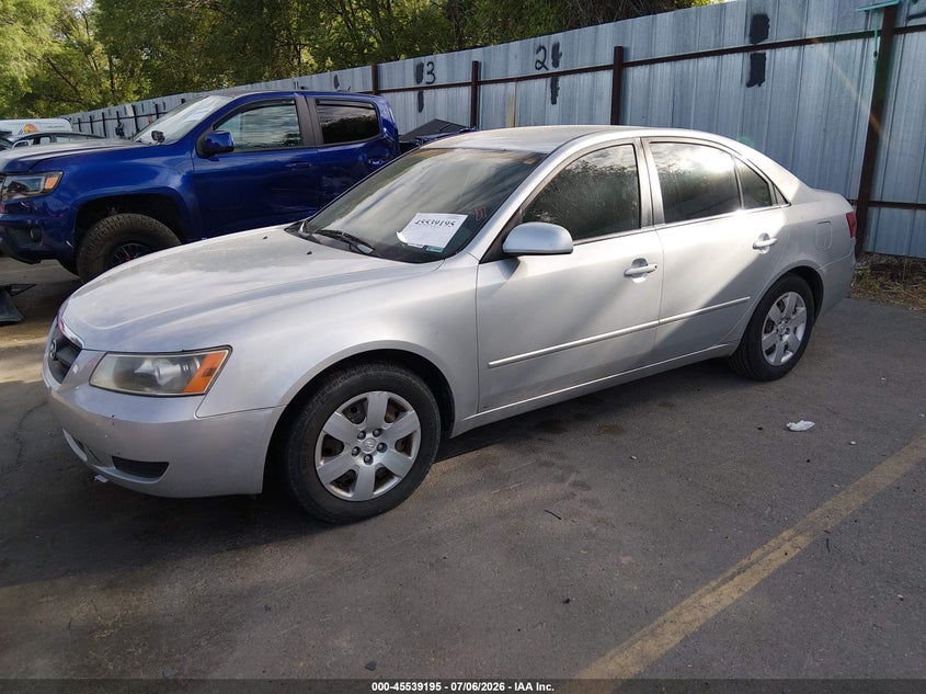 2008 Hyundai Sonata VIN 5NPET46C18H313076 IAAI salvage auction — LEFT & RIGHT, Salvage (Utah), sold $225 on 2026-07-30 (photo 2)