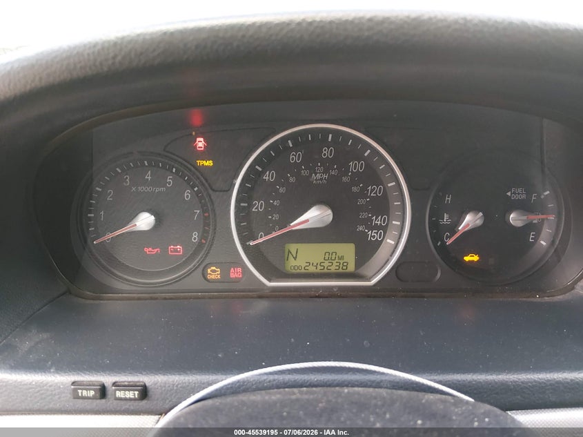 2008 Hyundai Sonata VIN 5NPET46C18H313076 IAAI salvage auction — LEFT & RIGHT, Salvage (Utah), sold $225 on 2026-07-30 (photo 7)