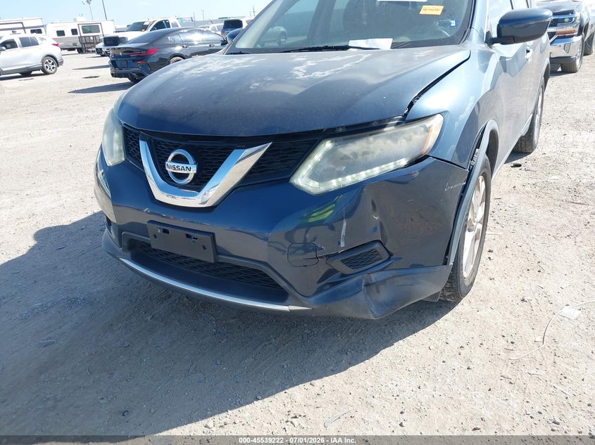 2016 Nissan Rogue VIN KNMAT2MT0GP607870 IAAI salvage auction — NORMAL WEAR, Original (Texas), sold $1,250 on 2026-07-29 (photo 6)