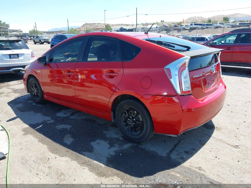 2013 Toyota Prius VIN JTDKN3DU2D5569529 IAAI salvage auction — NORMAL WEAR, Clear (New Mexico), sold $700 on 2026-07-29 (photo 3)