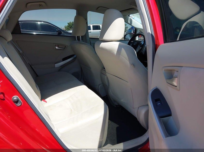 2013 Toyota Prius VIN JTDKN3DU2D5569529 IAAI salvage auction — NORMAL WEAR, Clear (New Mexico), sold $700 on 2026-07-29 (photo 8)