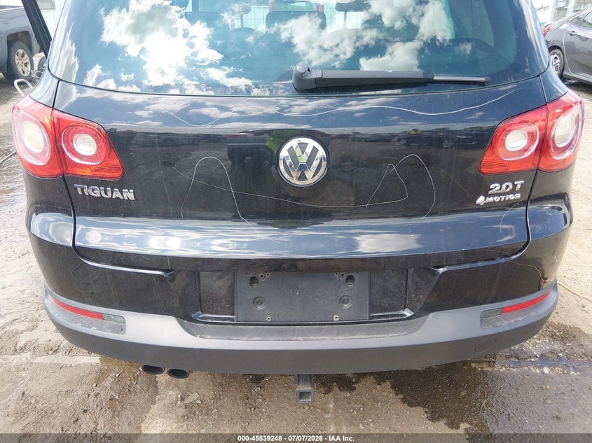 2011 Volkswagen Tiguan VIN WVGBV7AX2BW545322 IAAI salvage auction — REAR END, Salvage (Kansas), sold $600 on 2026-08-07 (photo 6)