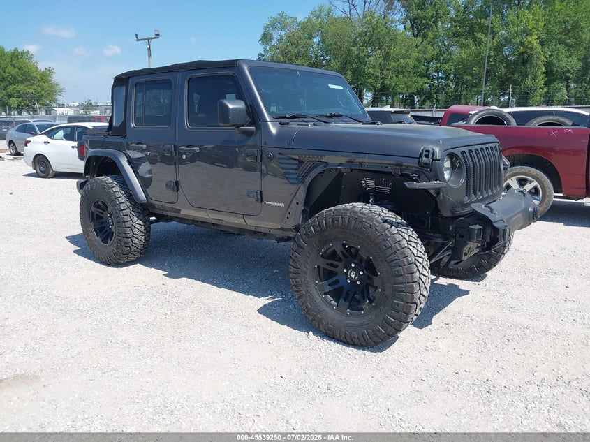 2018 Jeep Wrangler / VIN 1C4HJXEG6JW291777 — IAAI salvage auction photo