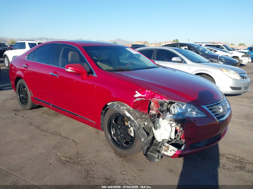 2012 Lexus ES VIN JTHBK1EG2C2501302 IAAI salvage auction — RIGHT FRONT, Salvage (Arizona), sold $675 on 2026-07-28 (photo 1)