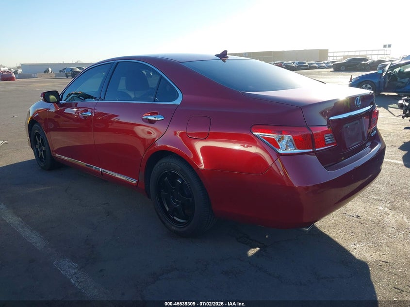 2012 Lexus ES VIN JTHBK1EG2C2501302 IAAI salvage auction — RIGHT FRONT, Salvage (Arizona), sold $675 on 2026-07-28 (photo 3)