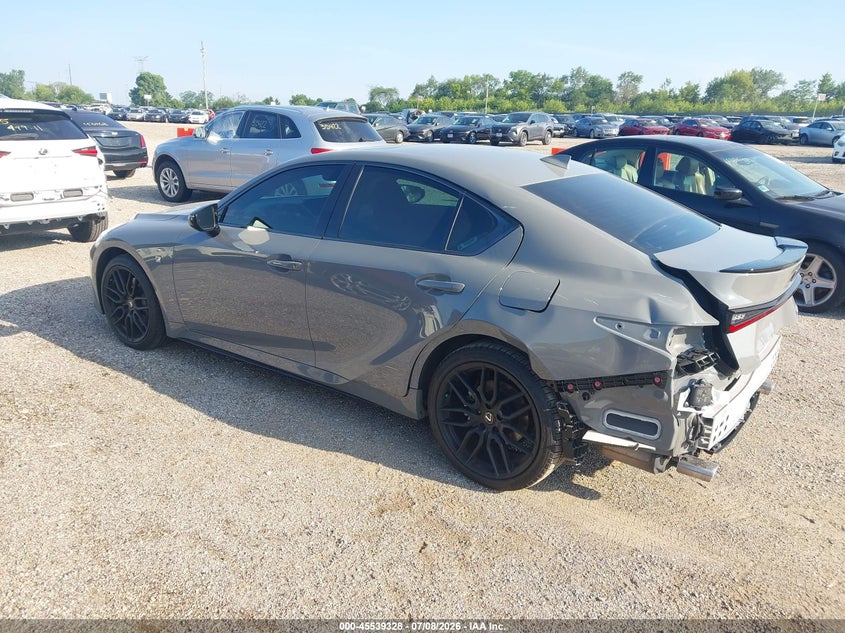 2024 Lexus Is VIN JTHGZ1E20R5035723 IAAI salvage auction — REAR END, Salvage Title, sold $22,300 on 2026-08-24 (photo 3)