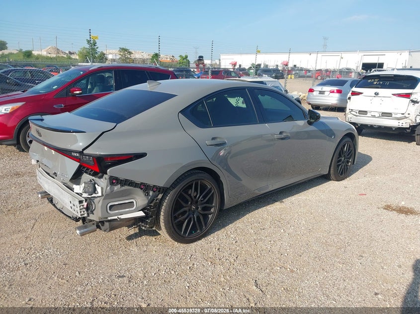 2024 Lexus Is VIN JTHGZ1E20R5035723 IAAI salvage auction — REAR END, Salvage Title, sold $22,300 on 2026-08-24 (photo 4)