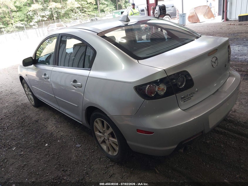2008 Mazda 3 VIN JM1BK32F781866676 IAAI salvage auction — NORMAL WEAR, Clear (Virginia), sold $275 on 2026-07-09 (photo 3)