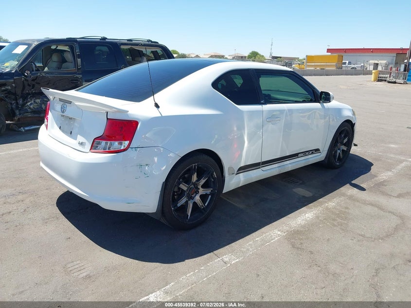 2012 Scion Tc VIN JTKJF5C72C3037295 IAAI salvage auction — LEFT FRONT, Salvage Title, sold $850 on 2026-07-28 (photo 4)