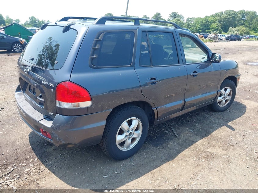 2005 Hyundai Santa fe VIN KM8SC73D95U916453 IAAI salvage auction — NORMAL WEAR, Clear (New York), sold $700 on 2026-07-14 (photo 4)