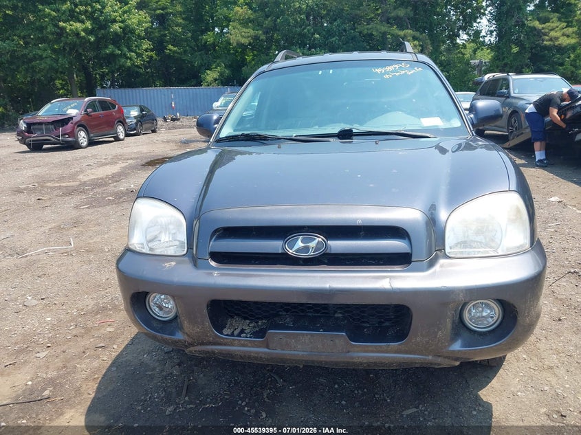 2005 Hyundai Santa fe VIN KM8SC73D95U916453 IAAI salvage auction — NORMAL WEAR, Clear (New York), sold $700 on 2026-07-14 (photo 6)