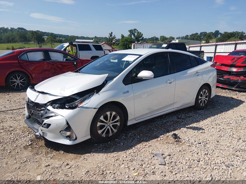 2022 Toyota Prius VIN JTDKAMFP6N3207497 IAAI salvage auction — FRONT END, Salvage (Arkansas), sold $8,000 on 2026-07-30 (photo 2)
