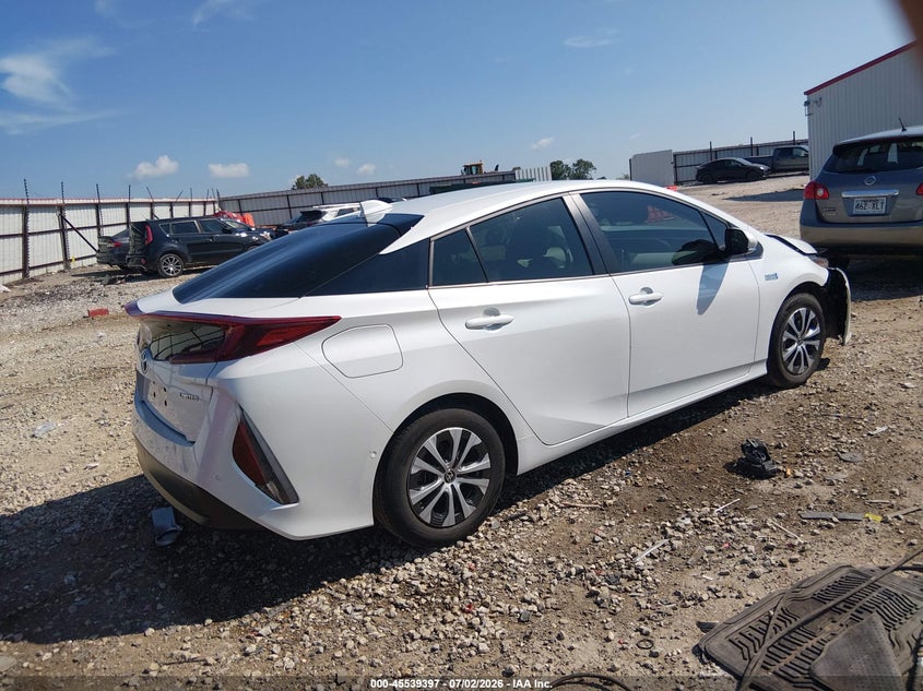 2022 Toyota Prius VIN JTDKAMFP6N3207497 IAAI salvage auction — FRONT END, Salvage (Arkansas), sold $8,000 on 2026-07-30 (photo 4)