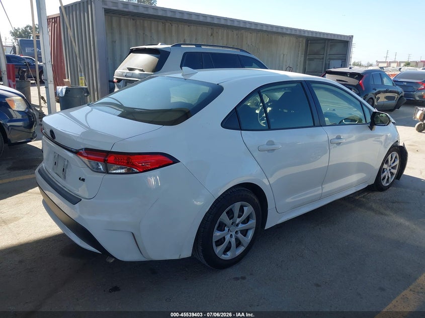 2022 Toyota Corolla VIN JTDEPMAE5N3029390 IAAI salvage auction — FRONT END, Salvage (California), sold $4,000 on 2026-08-01 (photo 4)