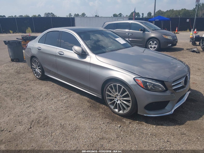 2015 Mercedes-benz C-klasse VIN 55SWF4JB8FU094153 IAAI salvage auction — FRONT END, Salvage (South Carolina), sold $3,350 on 2026-07-26 (photo 1)